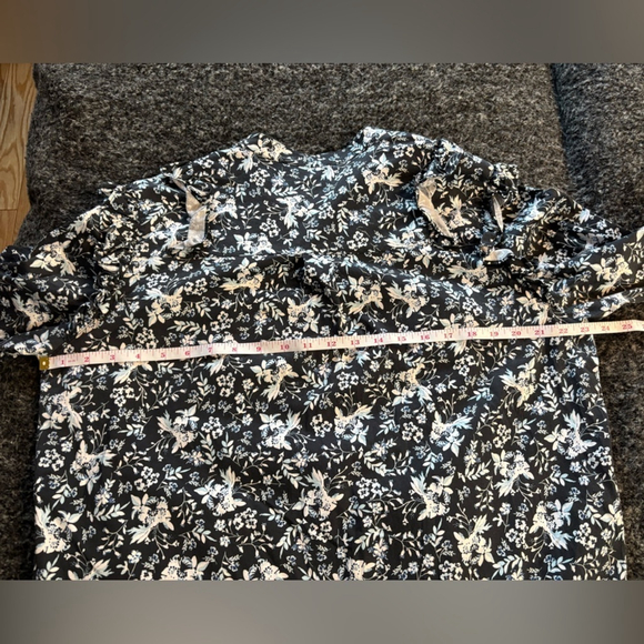 Erdem X Universal Standard Sz XS Cotton Primrose Ruffle Shirt Dress With Pockets - Picture 12 of 15